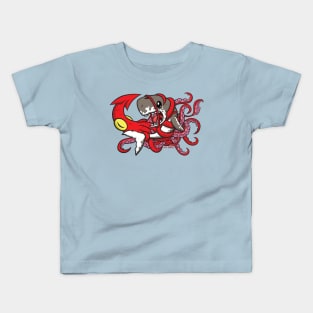 Squid Whale Hug Kids T-Shirt